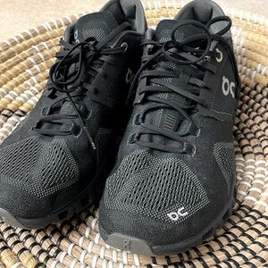On Running Cloud X Womens Shoes Size 8.5, Color: Black/Asphalt